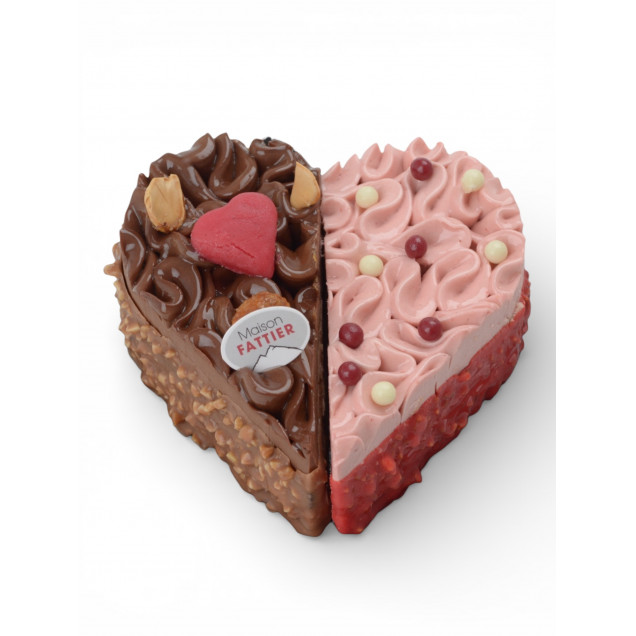 COEUR CHOCOLAT - FRAISE